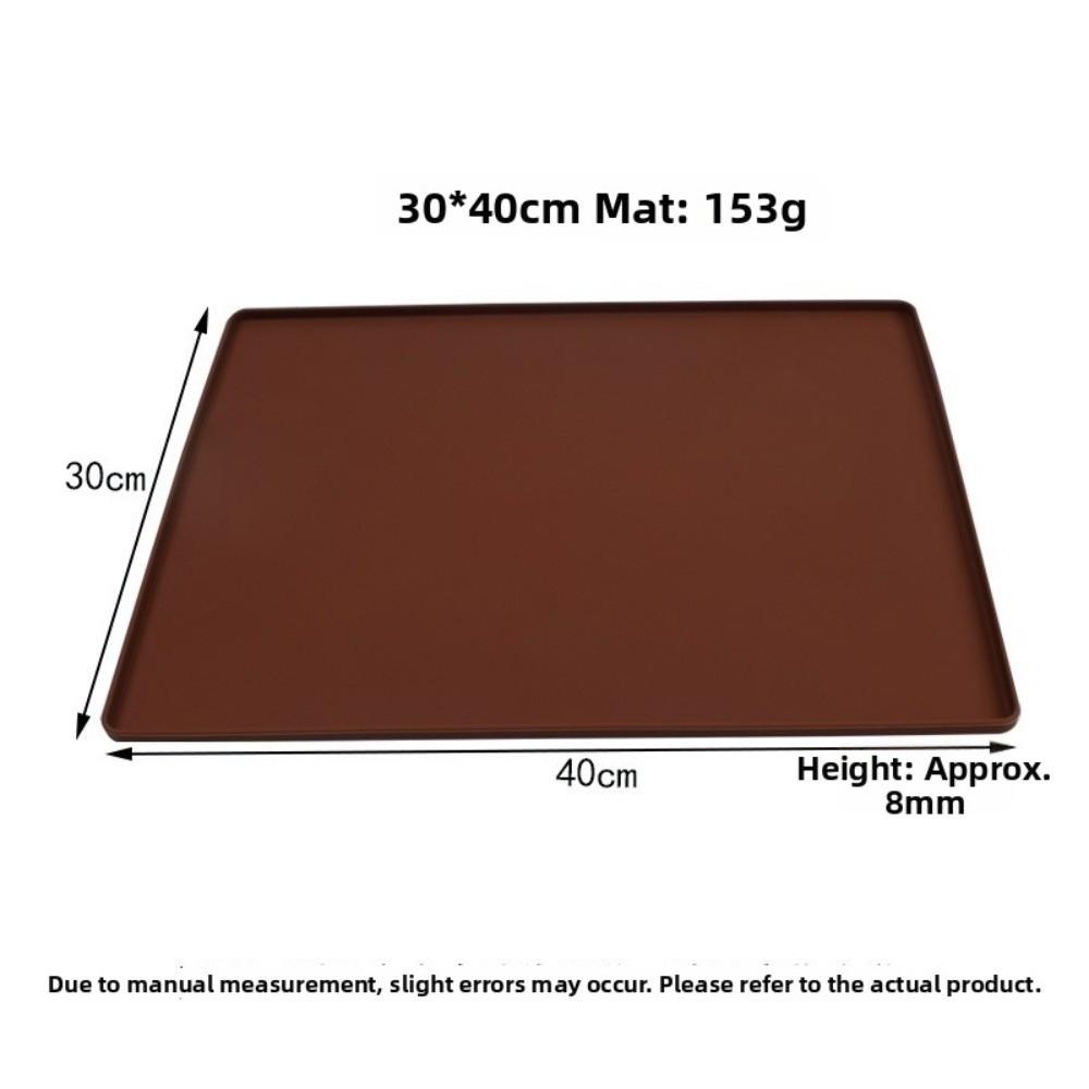 40cmx30cm Cake Roll Pad Silicone Macaron Swiss Roll Mat Silicone Baking Mat Professional Bakery