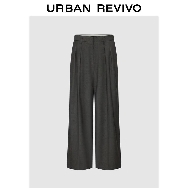 UR2026 Women s Pleated Wide-Leg Trousers XL