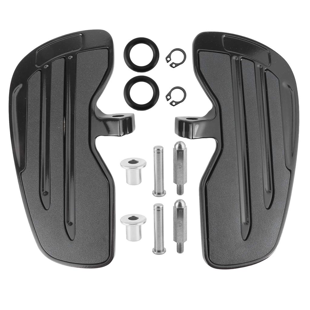 Aluminum Front Rider Floorboards/Footpegs for Indian Scout Sixty Bobber 2015-2021 (Matte Black, Gloss Black) (32*28*8cm) (Full Black)