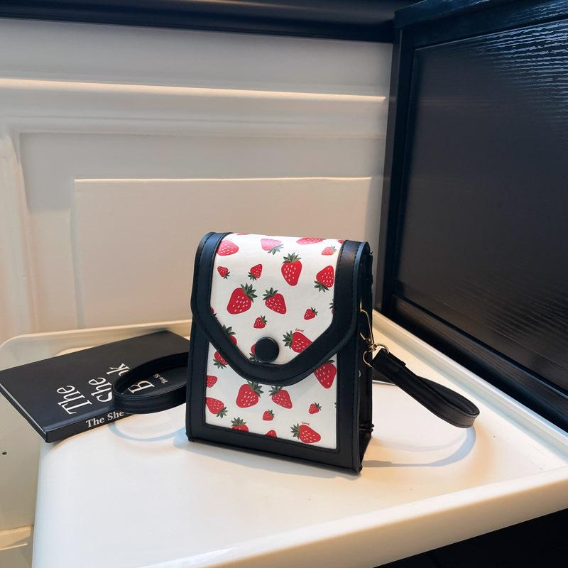 2025 Trendy Fresh Sweet Mori Style Women's Crossbody Phone Bag with Ins Print