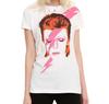 David Bowie ALADDIN SANE T-shirt da Donna Ragazza Junior 100% Cotone Magliette Uomo Top NWT Licenziato Ufficiale