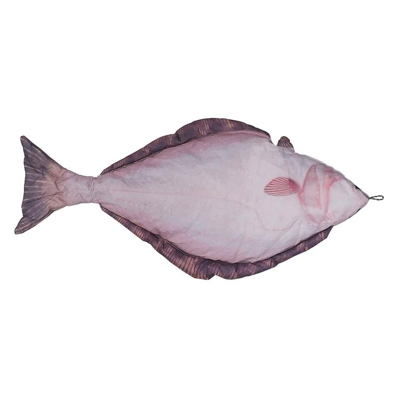 Dulton Fishes Halibut 105 Fish Cushion for Everyday Life Large Body Pillow Marine Life Nordic hippoglossus FISHES Total Length 105cm