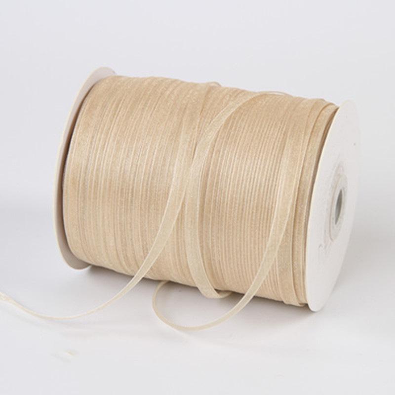 1cm Transparentes Schneegarnband für Haaraccessoires und Geschenktüten