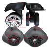 A09 Trolley Case Luggage Wheels No Noise Luggage Swivel Left & Right Caster Silent Wheels DIY Suitcase Replacement Parts
