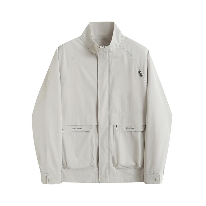 A Wholesale Spring Stand-Up Collar Jacket For Men'S New Korean Version Of Casual Jacket, Top, Tooling Autumn Tide Brand