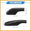 4pcs Car Roof Rack Side Rails End Cover Shell Cap Compatible for Toyota RAV4 2001-2005, Durable Plastic Black Cargo Rack Legs Protection Replacement