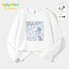 Bannelu Children's Clothing Boy's Long-Sleeved T-shirt Pure Cotton Spring and Autumn Little Boy Tops Children's Thin T-shirt Undershirt