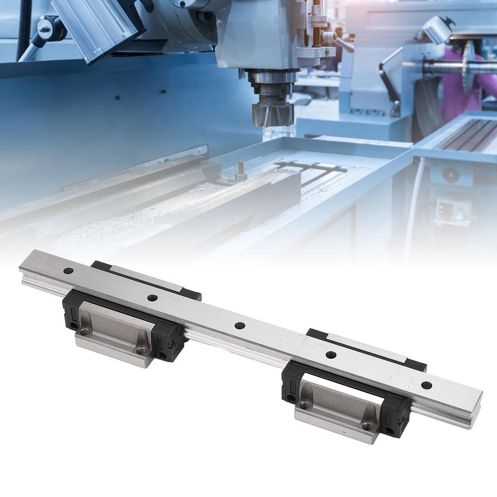 Linear Sliding Guideway with 2PCS HGW20CC Blocks 300mm Bearing Steel Linear Guide Rail for CNC Machi