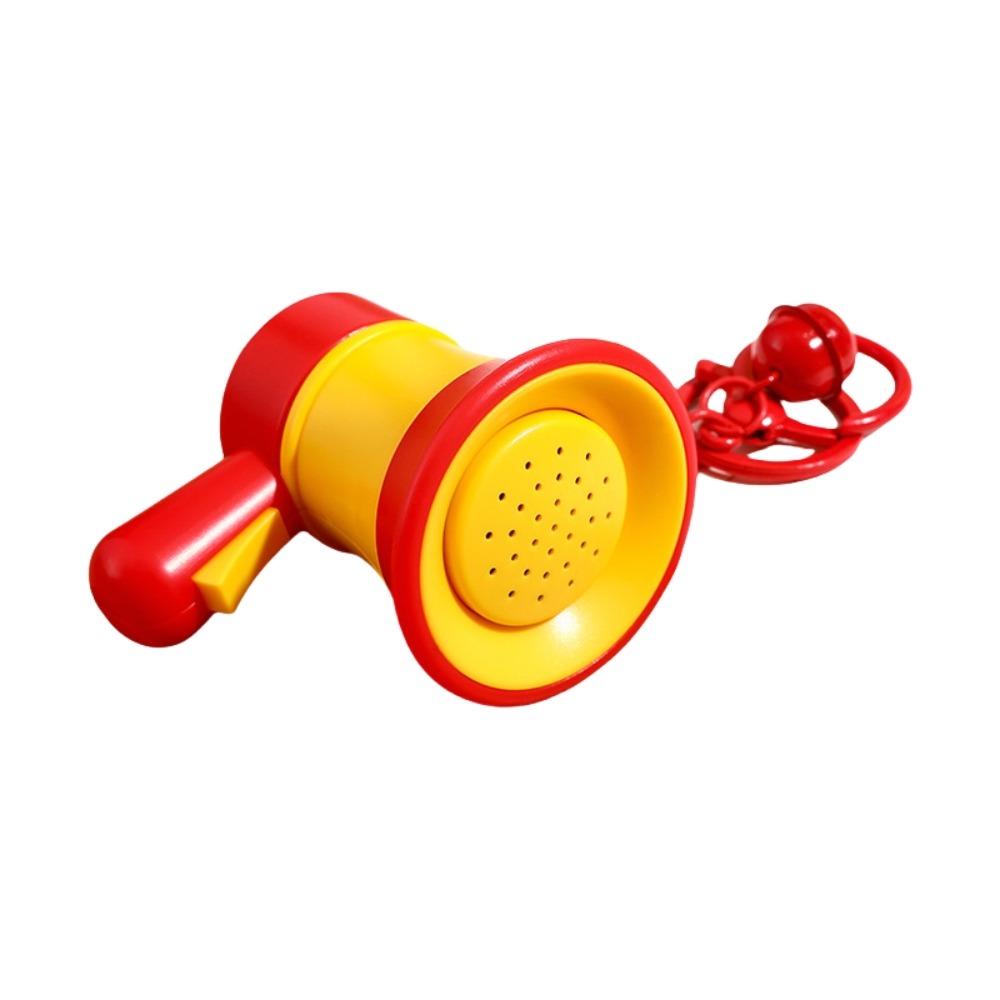 Recording Music Trumpet Key Chain Speaker Handheld Speakers Toy Music Keychain Pendant  Bag Pendant