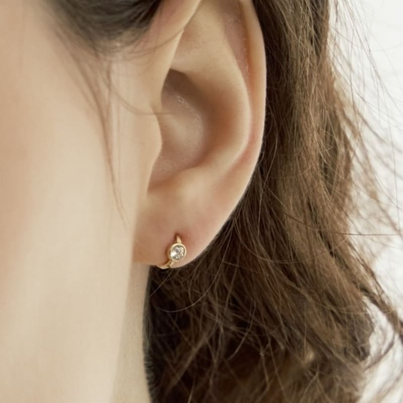 BEFORE MOONRISE 14K Moonlight Ring Earring GE305