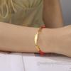 LIKGREAT Fashion Feather Design Pendant Bracelet for Women Men Charm Adjustable Rope Chain Couple Jewelry Party Gifts