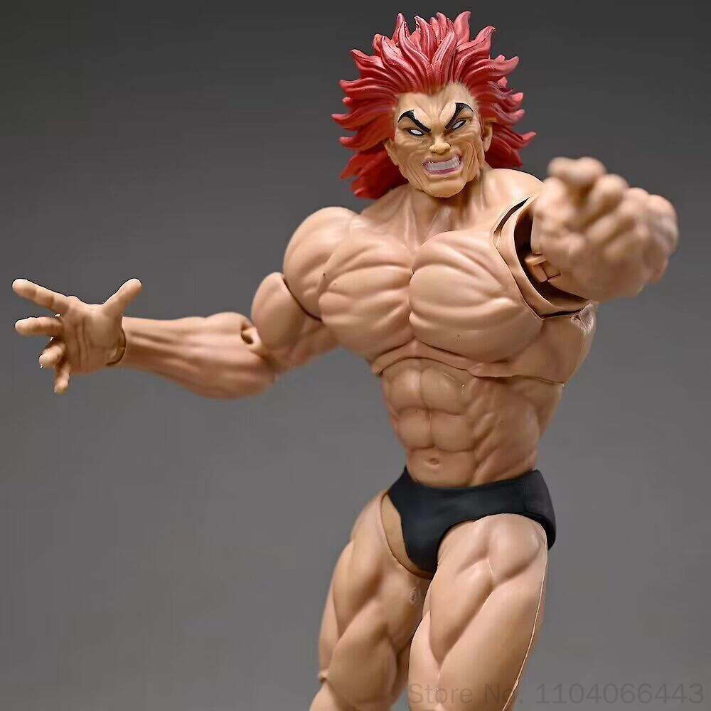 Storm Toys Actionfigur 1/12 St Serie Yujiro Hanma Baki Vollständig Gelenkig Sammlerfigur Für Erwachsene Sammlung Display