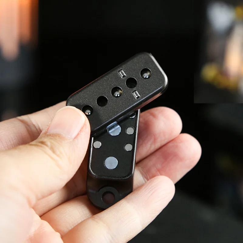 Magnetic Push Card Fidget Mechanical Slider Pushing Plate Haptic Coin EDC Alloy Stress Relief Toy Relieve Anxiety Decompression