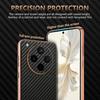 AZNS For Oppo Find X8s+ 5G Case Electroplating Carbon Fiber Texture PU + TPU Phone Cover