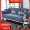 Cotton Linen Sofa Cushion L Shape Couch Cover Corner Thicken Cushion Floor Mat Slipcover Pet Kids Sofa Blanket For Living Room
