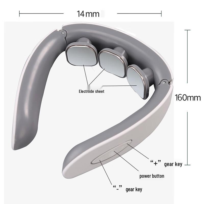 Smart Rechargeable Electric Pulse Neck Massager