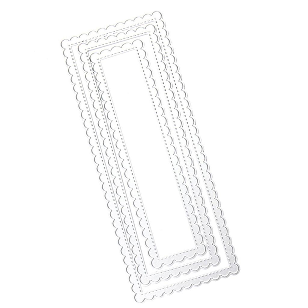 Layered Cutting Die Carbon Steel Die Cut Templates Decorative Embossing Paper Die for Card Making Scrapbooking Bookmarks