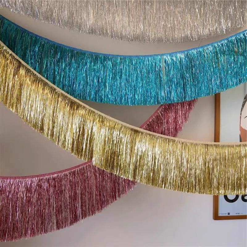 Handmade Rain Silk Tassel Curtain Decoration for Weddings and Parties