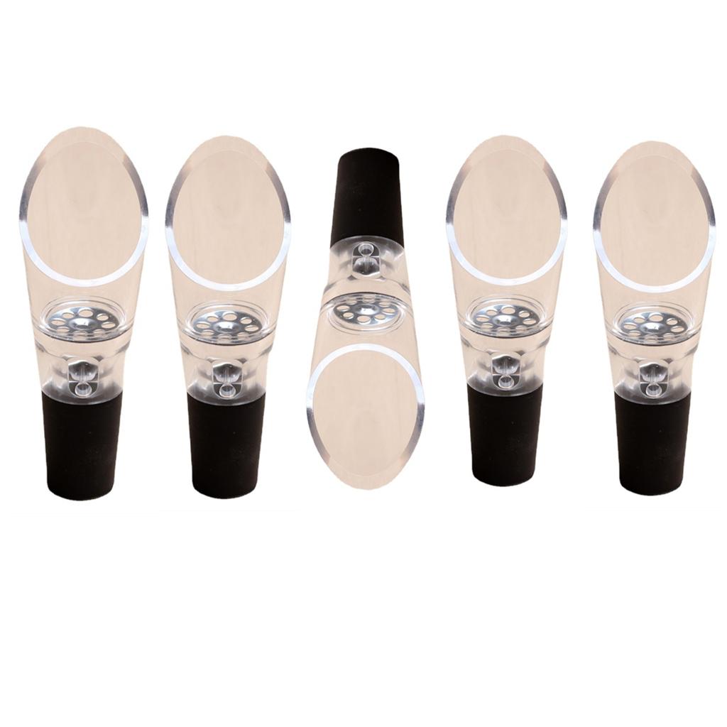 Vaccum Wine Bottle Stopper Fresh Wine  Aerator Wine Bottle Foil Cutter Wine Opener  In Box for Wine Accessories Home Bar Tools