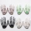 Halloween Skull Claws Skeleton Hand Band Décor with Flowers