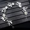 Luxury Crystal Pearl Hair Vine Shiny Fashion Bridal Hairband  Banquet Dancing Party