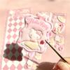 Kawaii Hello Kitty My Melody Cinnamoroll 3D Thick Chubby Double-Layer Bubble Sticker Cute Puffy DIY Laptop Phone Case Sticker
