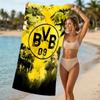 Beach Towel with Borussia Dortmund Pattern - Soft,absorbent,machine Washable Lightweight&Modern,swimming,Travel Essentials
