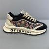 22 winter new printing embroidery sports shoes casual and comfortable platform dad shoes