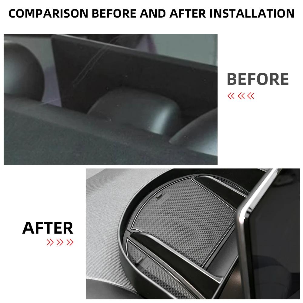 For BYD Dolphin 2025 2025 2025 2025 Storage Box Behind Central Control Screen Navigation Screen Storage Car Interior Accessories