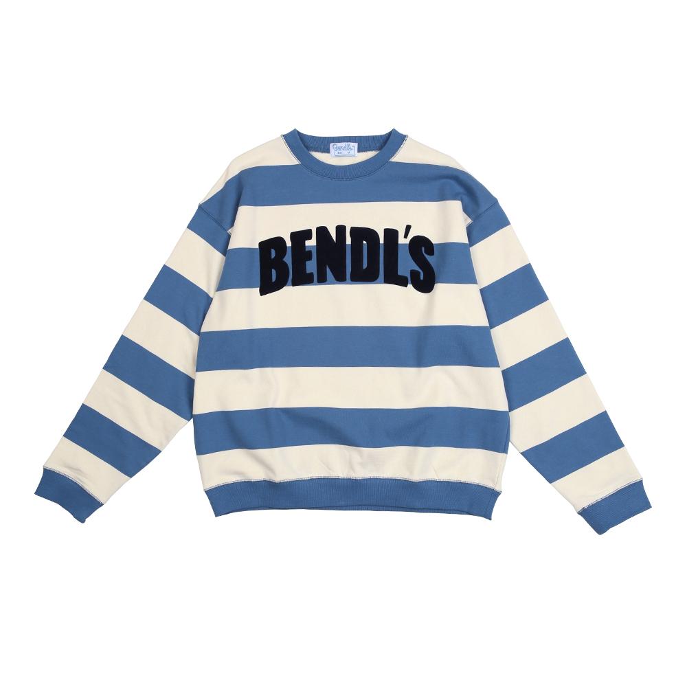 Полосатая толстовка Bendles - Синяя L