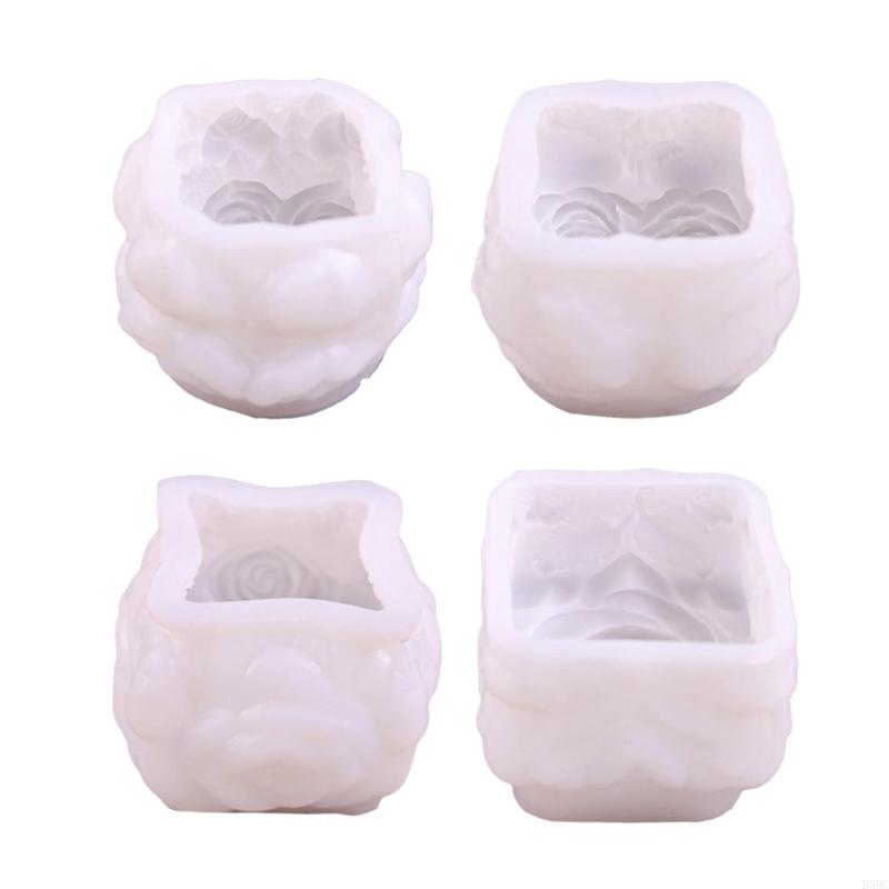 Heat Resistant Rose Waxes Mold With Not Accent Silicone Mould For DIY Easy Creation