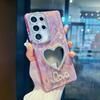 Suitable for Samsung S25 Ultra Love Mirror Mobile Case S24 Plus Fresh and Fashion S23 Ultra New Model