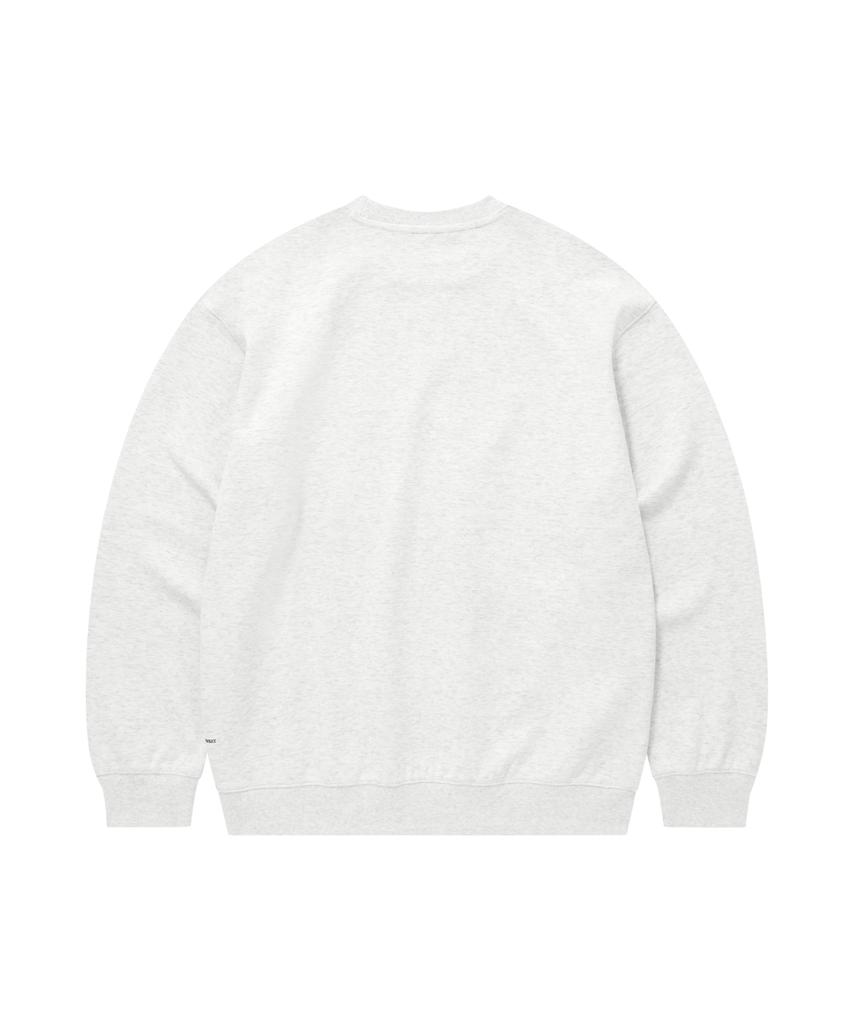COVERNAT Small C Logo Sweatshirt Heather Gray