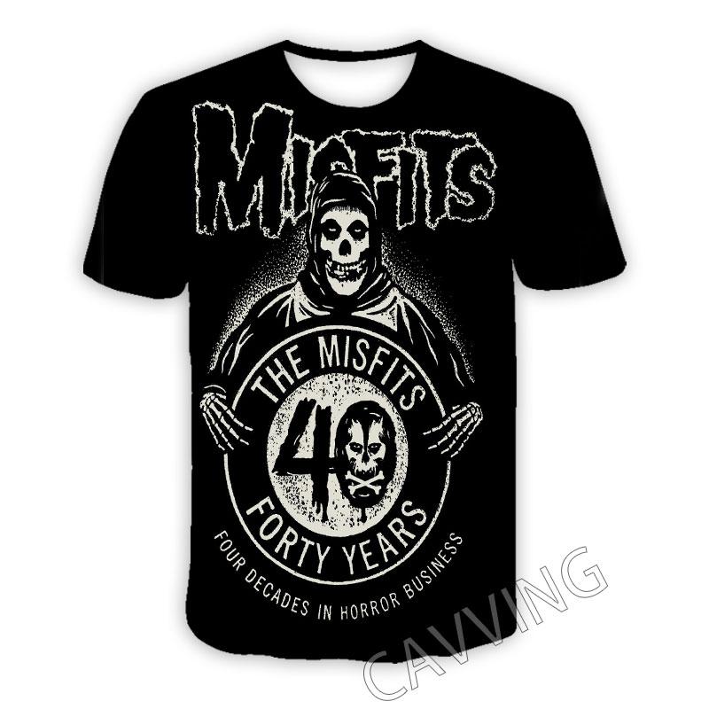 The Misfits Casual 3D Print T Shirt Women Men Summer O-neck Short Sleeve Fashion Tshirt Graphic Tees Cosplay Costume Tees