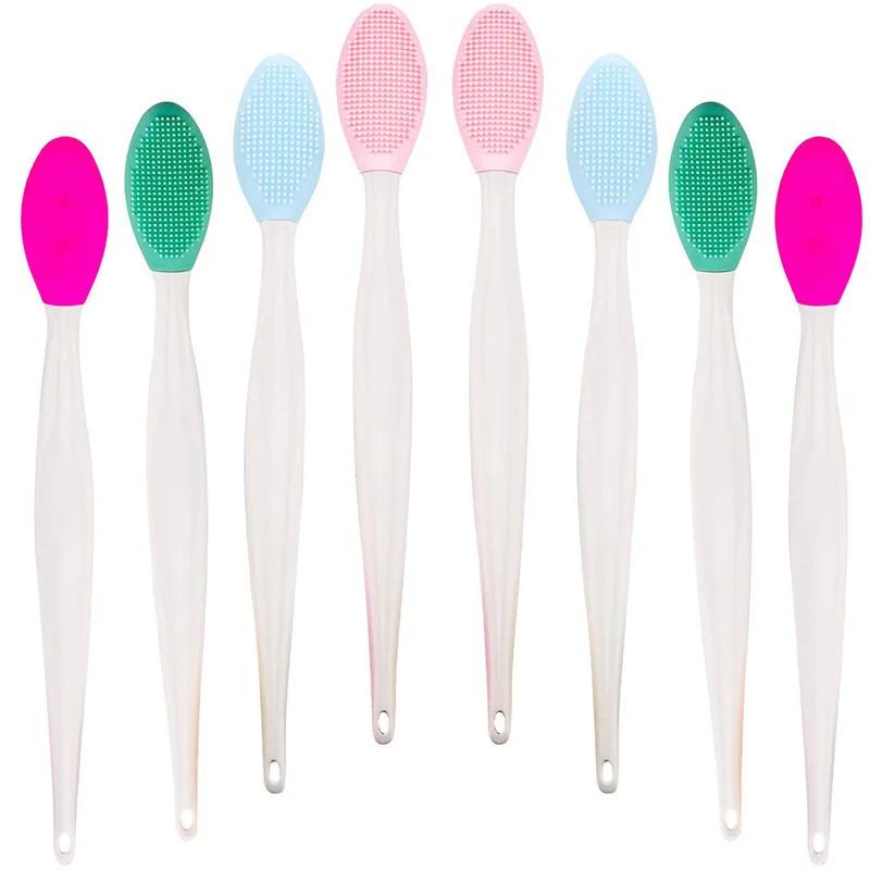 1PC Silicone Face Cleansing Brush Effective Nose Exfoliator Blackhead Acne Removal Soft Deep Cleaning Brush Face Care Tool