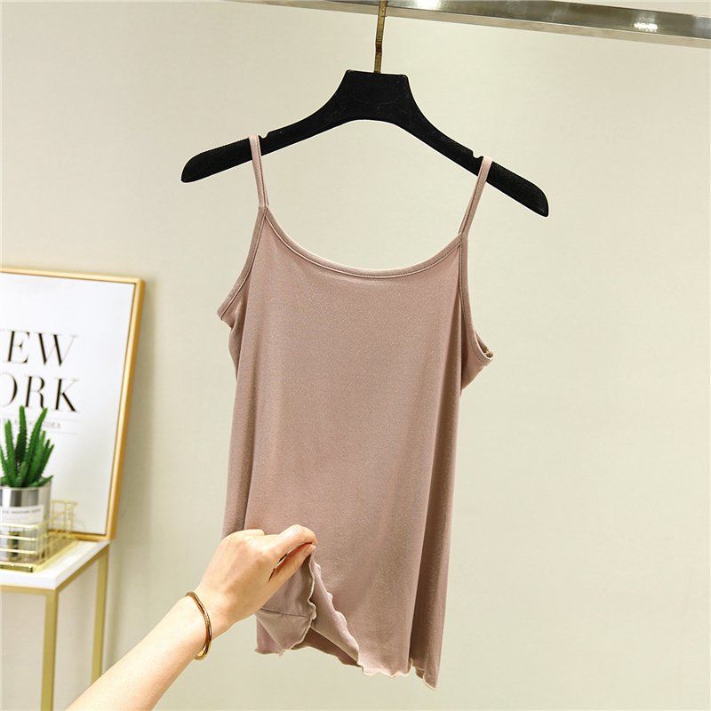 Modal Suspender Vest Women's Summer Thin Large Loose Top Sexy Suspender