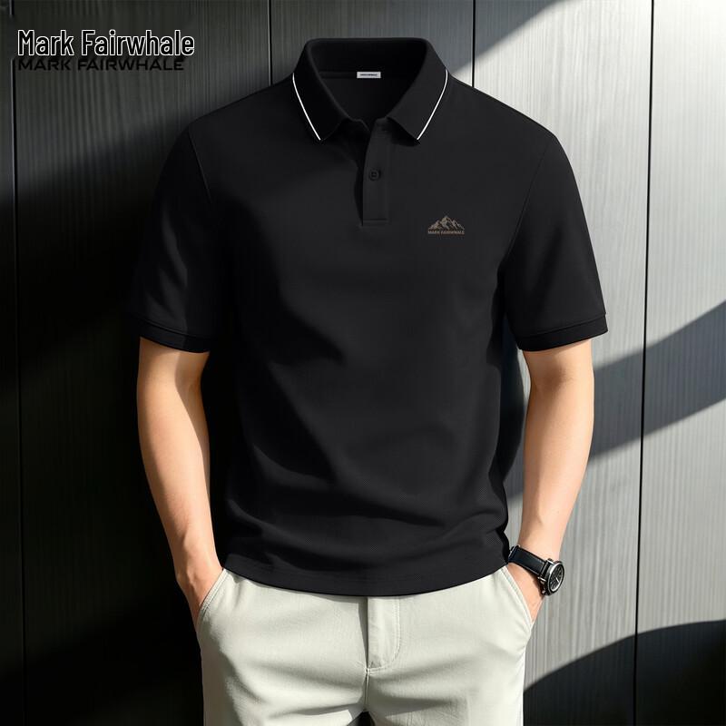 Mark Fairwhale Men s Summer Loose Fit Polo T-Shirt 2XL