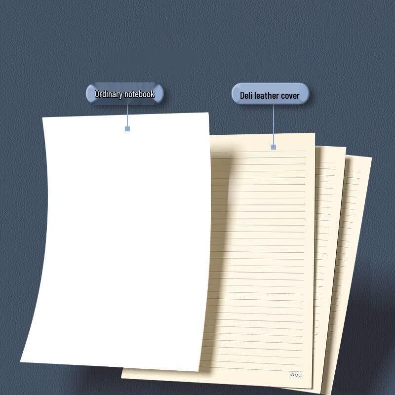 Deli 16K Business Leather Notebook
