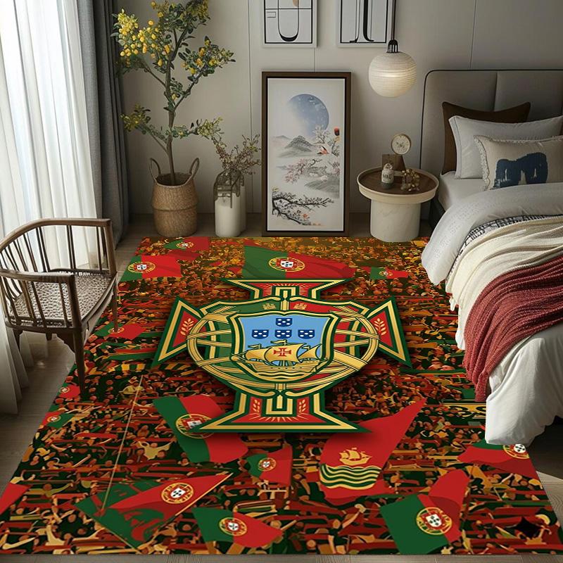 Portuguese Military Emblem carpet Living room and bedroom mats Home Decor Bathroom mat Dormitory decoration Art