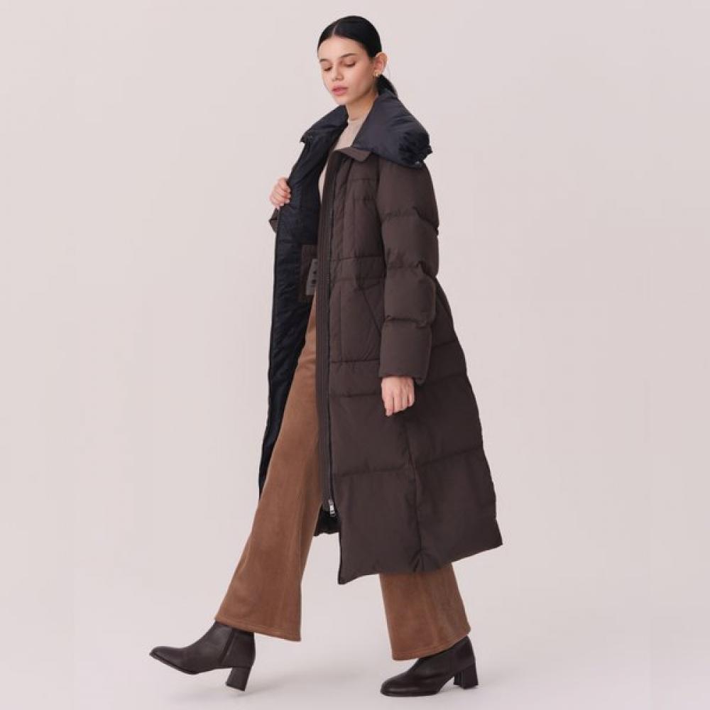 

Huit Maxi Long Goose Down Coat Htwpd5l09t DBR/M