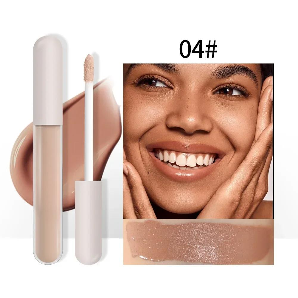 Flüssiger Concealer in 6 Farben, stark deckend, feuchtigkeitsspendende Foundation mit Ölkontrolle, unsichtbare Poren, dunkle Augenringe, Sommersprossen, Gesichts-Make-up, 2 ml