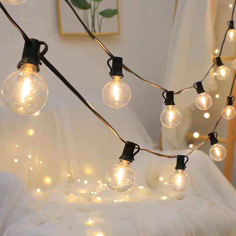 Outdoor Solar Globe String Lights