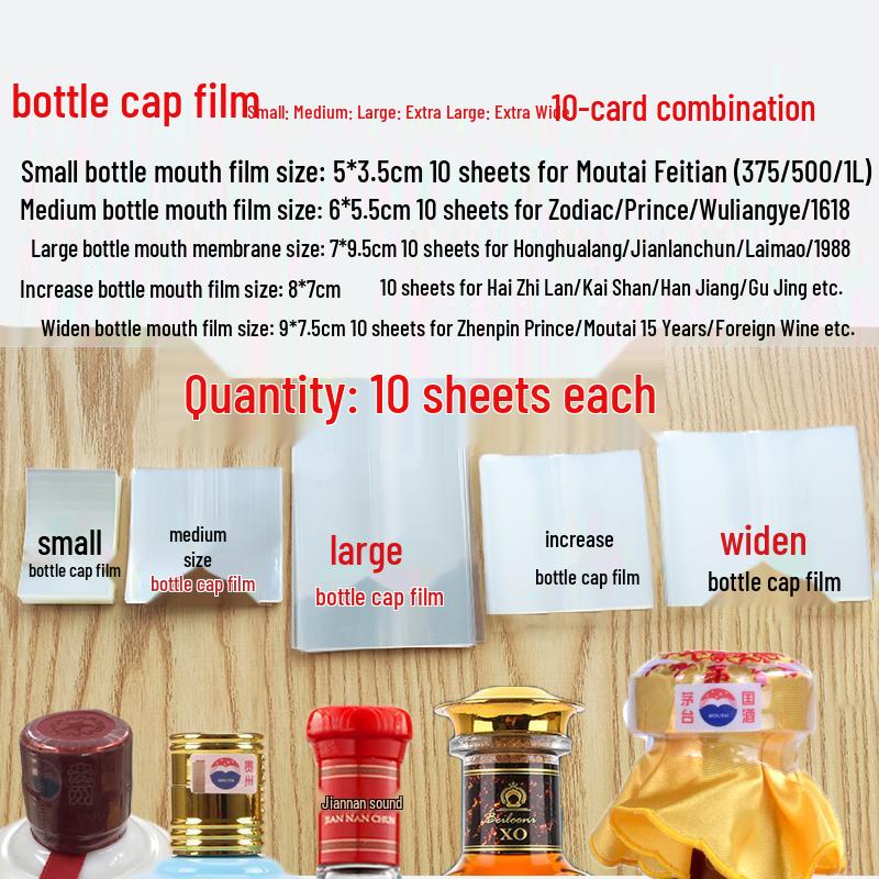 Zodiac Wine Seal Set: Snake, Rabbit, Dragon Membrane & Heat Shrink Film for Bottle Protection.