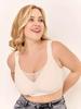 European & American Plus Size Wire-Free Minimizing Bra - Anti-Sag Support