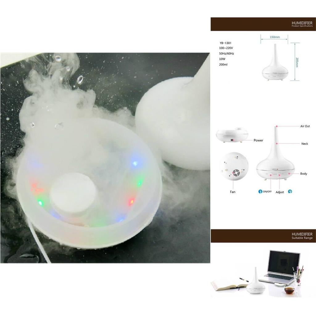 Humidifier For Aromatherapy Machine With Silence And Timer For Home Office Relaxation