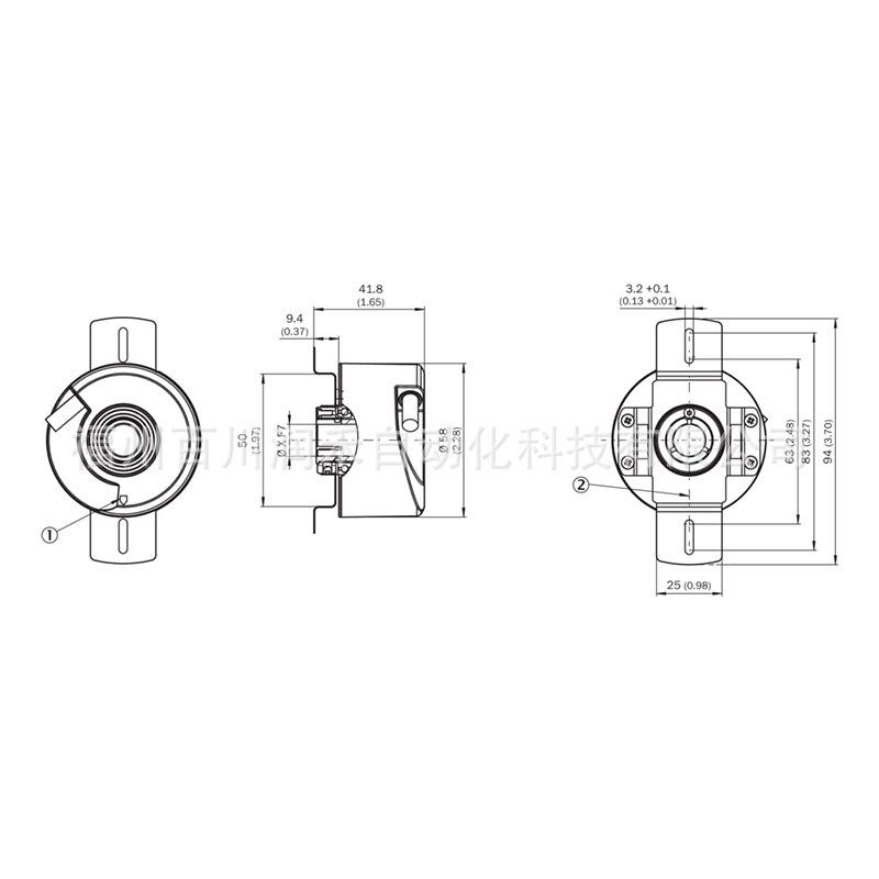 Sick DBS60E-THFK05000 Solid Shaft Encoder, Part 1080079, New and Original Stock THFK05000