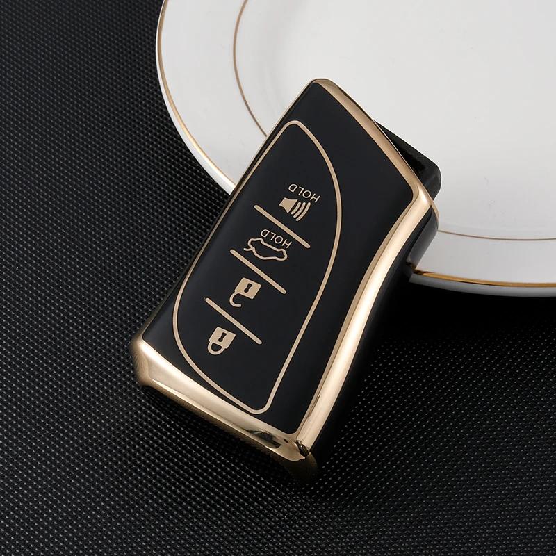 3 4 Boutons TPU Étui de Clé de Voiture Housse Fob Coque pour Lexus UX ES UX200 UX250h ES200 ES300h ES350 US200 US260h Protecteur