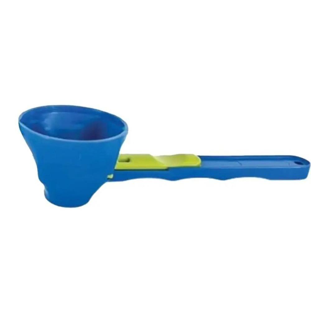 Sliding Design Flling Coffee Scoop Funnel Reusable Plastic Coffee Spoon Creative Measuring Spoon