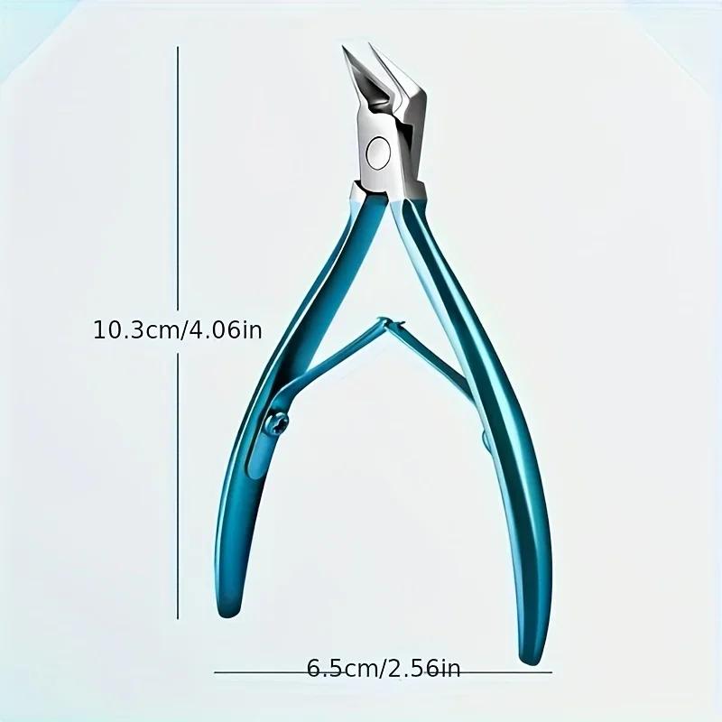 1 Classic Stainless Steel Nail Clipper, Sharp and Precise Nail Clippers, Straight Blade, Suitable for Home Nail and Foot Repairs