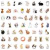 110 New Rabbit Graffiti Stickers Suitcase Mobile Phone Scooter Cartoon Waterproof Stickers